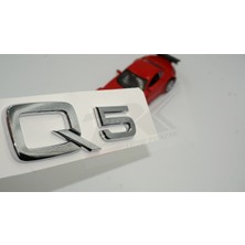 DK Tuning Audi Q5 Bagaj 3m 3D Krom Logo Amblem Orjinal Ürün