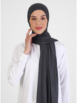 Ecardin Penye Şal - Koyu Gri - Ecardin