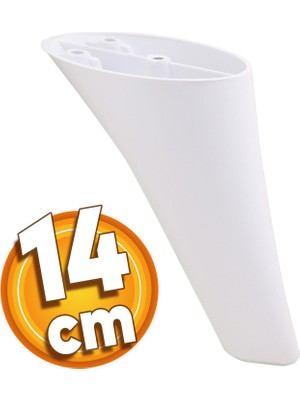 Badem10 Napoli Lüks 14 Cm Beyaz Mobilya Kanepe Tv Ünitesi Komidin Komodin Berjer Koltuk Ayağı Ayakları