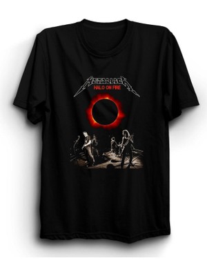 The Fame Metallica, Halo On Fire, Rock, Metal Tişört