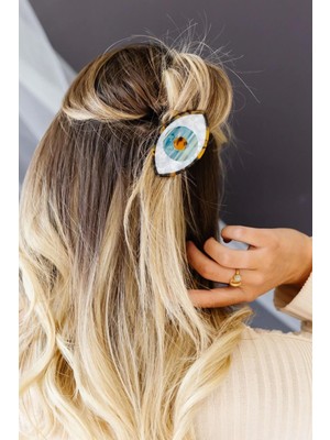 New Obsessions Nazar Göz Lüks Kemik Mandal Toka