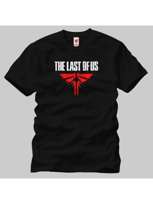 Built By Crazy The Last Of Us Stencil Logo Unisex Tişört