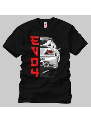 Built By Crazy Mitsubishi Evo 4 Unisex Tişört