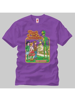 Built By Crazy Dont Talk To Strangers Unisex Tişört