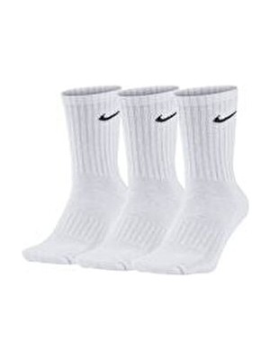 Nike Unisex Beyaz Everyday Lightweight Crew 3pr Çorap