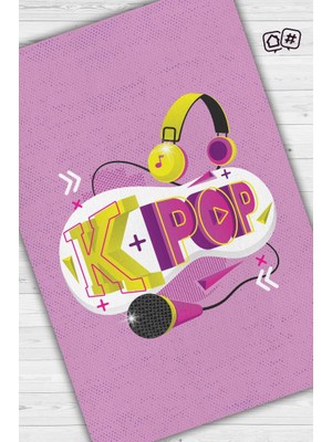 Homshtag K-pop Yıldızı Pmebe Renkli Halı Kpop Sever Halısı Hediyelik Halı Çok Renkli Genç Halısı