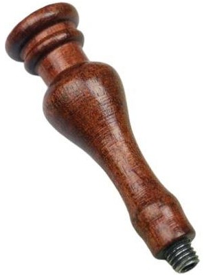 Ahşap Mum Mühürü Sapı Gül Ağacı G4 Özel Tasarım M8 Dişli