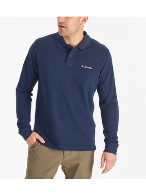 Columbia Csc M Cascade Range Solid Ls Erkek Polo T-Shirt CS0099