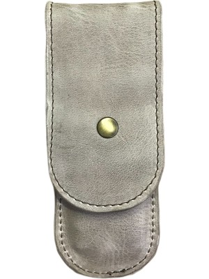 LN Leather Özel Tasarım Kalemlik Vejetal  Deri Bej El Işçiliği