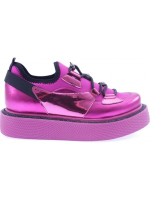 DGN DGN 645-23Y Kadin Strech Lastik Bağcikli Kalin Taban Sneakers Ayakkabi10