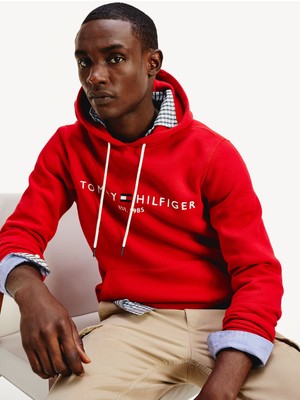 Tommy Hilfiger Sweatshirt, L, Kırmızı