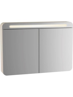 Vitra Sento 100 cm Mat Antrasit Banyo Dolabı Aynalı Üst Modül 61683
