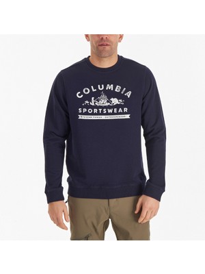 Columbia Csc Basic Camping Animals Crew Sweatshirt Erkek Sweatshirt - CS0277