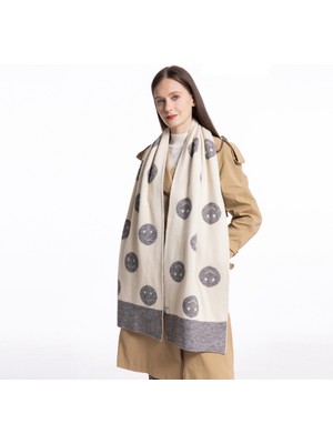 Fenza Scarf Fenza T-807-7 Smıle Triko Yün Şal
