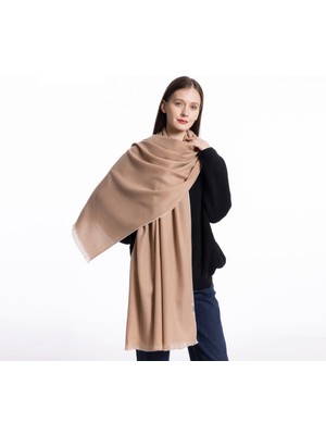 Fenza Scarf Fenza T-803-4 Kahverengi Yün Şal
