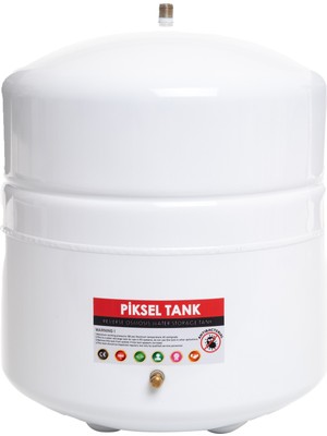 Piksel Aqua 12 Litre Çelik Tank Su Arıtma Cihazı İçin Metal Yapı ve Basınçlı Özellik  PKSMUH0129