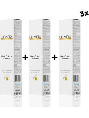 Lil'afix 3'lü Krem Tüp Boya 60 Ml.