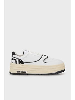 Love Moschino Logolu Deri Sneaker Ayakkabı Bayan Ayakkabı JA15426G1GIAO10A