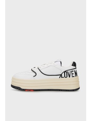 Love Moschino Logolu Deri Sneaker Ayakkabı Bayan Ayakkabı JA15426G1GIAO10A