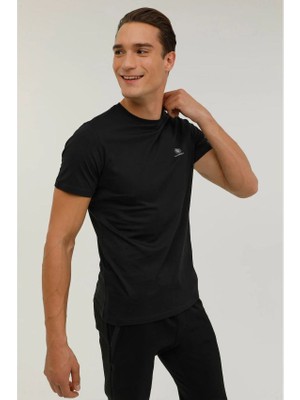 Lumberjack C Neck Erkek Siyah Bisiklet Yaka Tişört