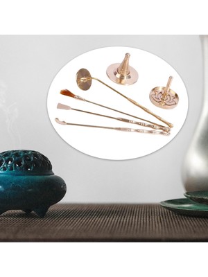 Kayaya 6x Bakır Brülör Censer Alet Seti Diy Kürek Kaşığı (Yurt Dışından)