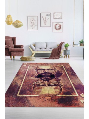 Homshtag Doğru Kart Dokuma Tabanlı Yıkanabilir Breaking Bad Halısı