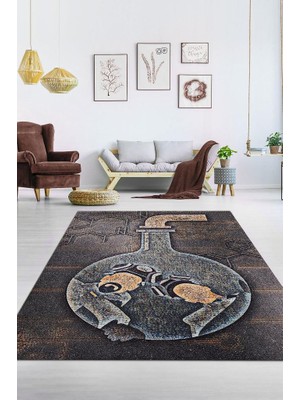 Homshtag İçeriden Bakış Dokuma Tabanlı Yıkanabilir Breaking Bad Halısı