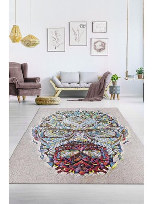 Homshtag Walterin Zihni Dokuma Tabanlı Yıkanabilir Breaking Bad Halısı