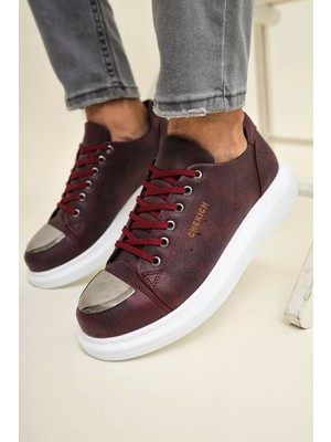 Shoecide CH175 Cbt Mirror Erkek Ayakkabı Bordo