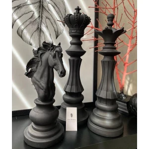 Ayas Shop Santraç Takımı Heykeli , Santraç Takımı Şah Vezir At Biblo