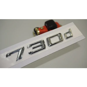DK Tuning Bmw 730D Bagaj Krom Metal 3m 3D Yazı Logo