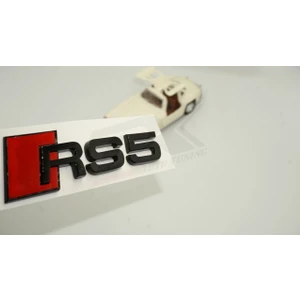 DK Tuning Audi Rs5 Bagaj Parlak Siyah Abs 3m 3D Yazı Logo Amblem Orjinal Ürün