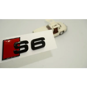 DK Tuning Audi S6 Bagaj Parlak Siyah Abs 3m 3D Yazı Logo Amblem Orjinal Ürün