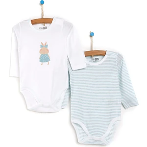 HelloBaby 2li Uzun Kol Body Kız Bebek Kız Bebek Kız Bebek