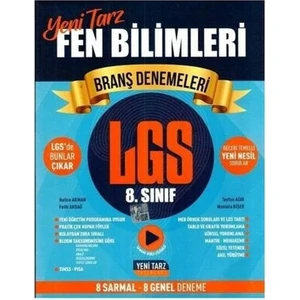 Yeni Tarz Yayınları 8. Sınıf LGS Fen Bilimleri Branş Denemeleri - Fatih Akdağ