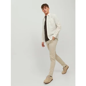 Jack & Jones Slim Fit Bej Erkek Pantolon 12150148