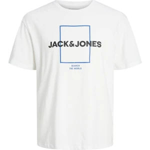 Jack & Jones Jcoexplored Tee Ss Crew Neck Mc Beyaz Erkek T-Shirt 12231222-White