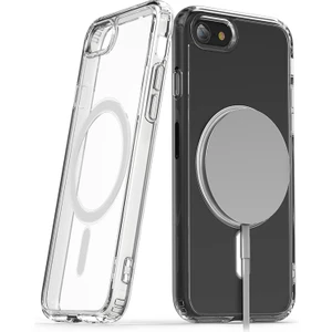 M.TK Moveteck iPhone 8 Kılıf Magsafe Darbeye Dayanıklı ve Çizilmez Şeffaf Sararmaz Kılıf