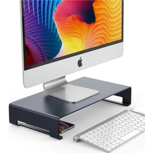 Çok Amaçlı Monitör Laptop Notebook Standı Yükseltici Sehpa Siyah Metal