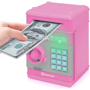 DEMPOWER Dp-95 Şifreli Elektronik Kumbara Pembe