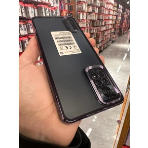 M.TK Moveteck Xiaomi Redmi Note 11 Pro Kılıf Alt Kamera Mercek Korumalı Parlak Renkli Logo Görünür Kapak