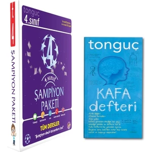 Tonguç Akademi 4. Sınıf Şampiyon Paketi -Kafa Defteri