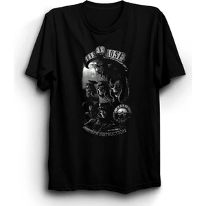 The Fame Guns N' Roses, Destruction, Rock Metal Tişört