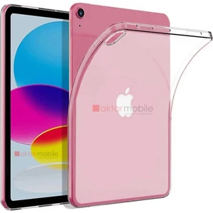 iPad 10. Nesil 11. Nesil A16 uyumlu Kılıf Şeffaf Silikon Tablet Kılıfı Esnek Tpu Kapak Arkası Buzlu