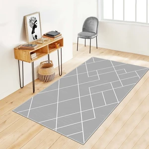 Blue Decortiva Makinede Yıkanabilir Kaymaz Taban Leke Tutmaz  Salon Halısı Mutfak Halısı ve Yolluk
