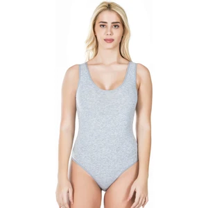 Derya Kurşun Kalın Askılı Çıtçıtlı Kadın Body 315