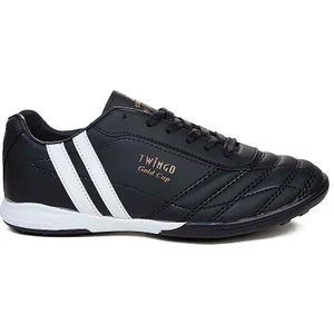 134 Siyah Erkek Çocuk Çim Halısaha Futbol Ayakkabı