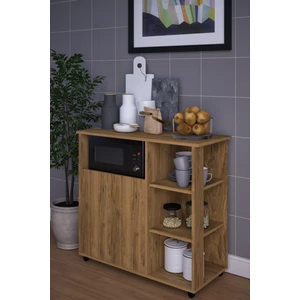 Moka Park AVM Bozlale Mikrodalga Fırın Dolabı Çok Amaçlı Dolap