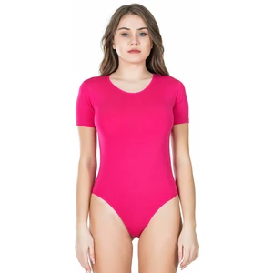 Derya Kurşun Bisiklet Yaka Yarım Kol Çıtçıtlı Kadın Body 320