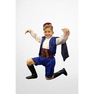 Color Kostüm Halk Dansları Kostümleri Zeybek 4 (Erkek Çocuk)